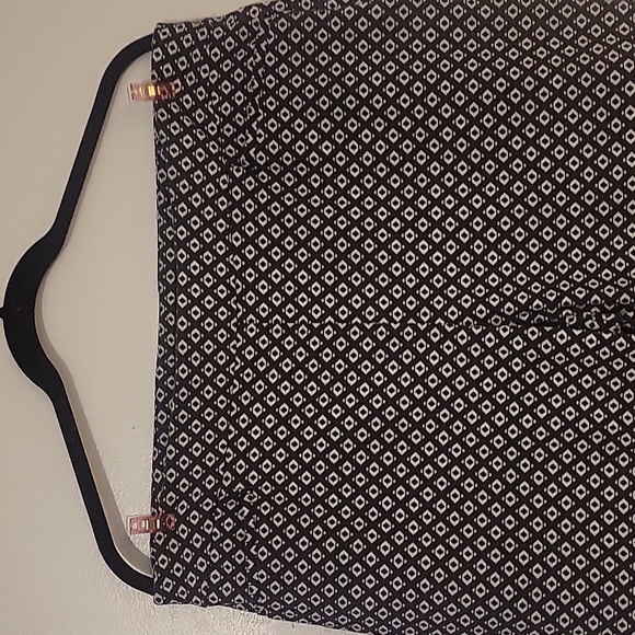 Chico's Womens Stretch Pull On Crop Pants w/Geometric Print & Tassel Hem, S: 2.5 - Picture 2 of 7